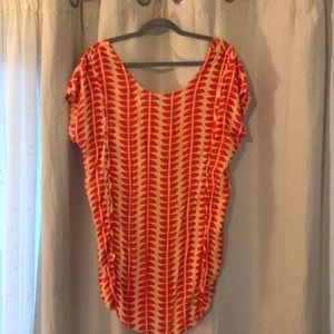 Ava sky size small beach cover up